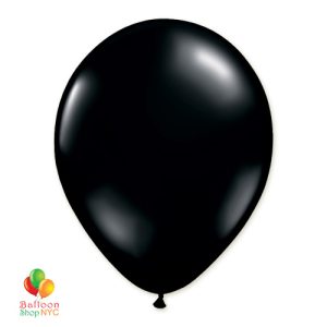 Black Latex Party Balloon 12 inch Inflated delivery Balloon Shop NYC