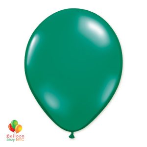 Emerald Green Latex Party Balloon 12 inch Inflated Delivery Balloon Shop NYC