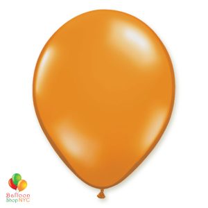 Mandarin Orange Latex Party Balloon 12 Inch Inflated delivery Balloon Shop NYC