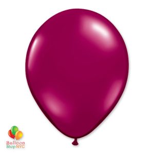 Sparkling Burgundy Latex Party Balloon 12 inch Inflated delivery Balloon Shop NYC