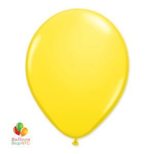 Yellow Sunshine Latex Party Balloon 12 inch Inflated delivery from Balloon Shop NYC