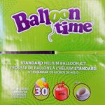 Helium Disposable Tank and Latex Balloons Kit Small from Balloon Shop NYC
