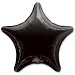 Black Solid Color Foil Party Balloon 19 inch from Balloon Shop NYC
