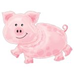 Pig Foil Mylar Balloon from Balloon Shop NYC