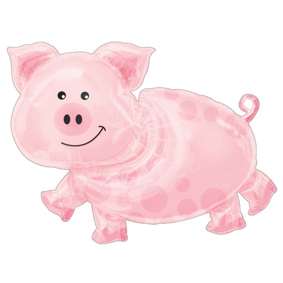 Pig Foil Mylar Balloon from Balloon Shop NYC
