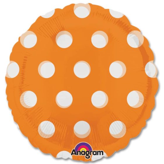 Orange Dots Magicolor Party Balloon from Balloons Shop NYC