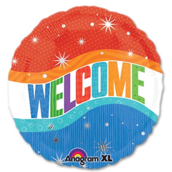 Warm Welcome Mylar Party Balloon from Balloons Shop NYC