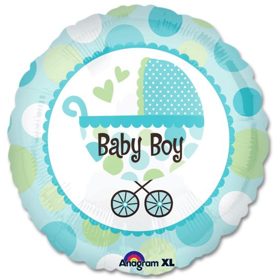 Baby Boy Buggy Balloon from Balloons Shop NYC