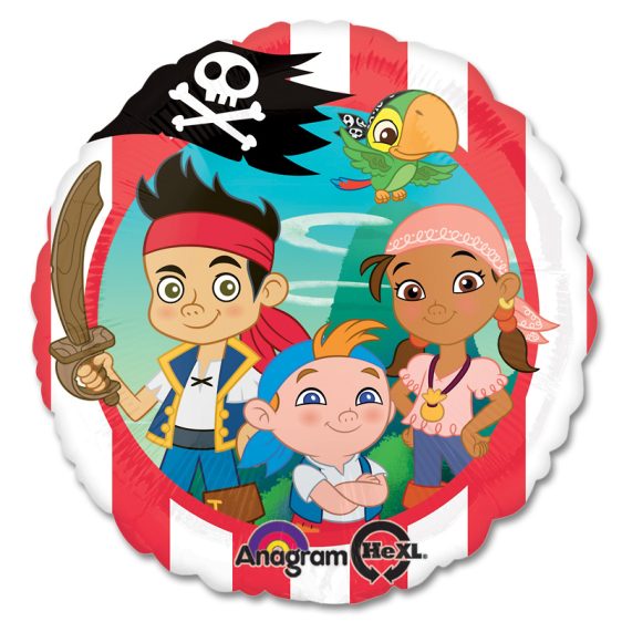 Jake - Never Land Pirates Mylar Party Balloon From Balloon Shop NYC
