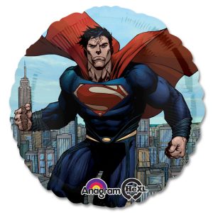 Superman - Man of Steel Marvel Mylar Party Balloon From Balloon Shop NYC
