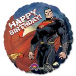 Superman Happy Birthday Mylar Balloon from Balloon Shop NYC
