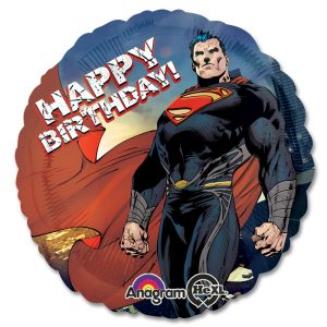 Superman Happy Birthday Mylar Balloon from Balloon Shop NYC