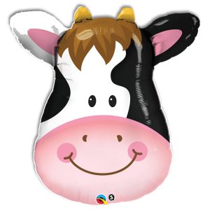 Smiling Cow Foil Mylar Balloon from Balloon Shop NYC