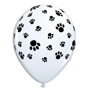 Paw Prints Printed Latex Balloon from Balloon Shop NYC