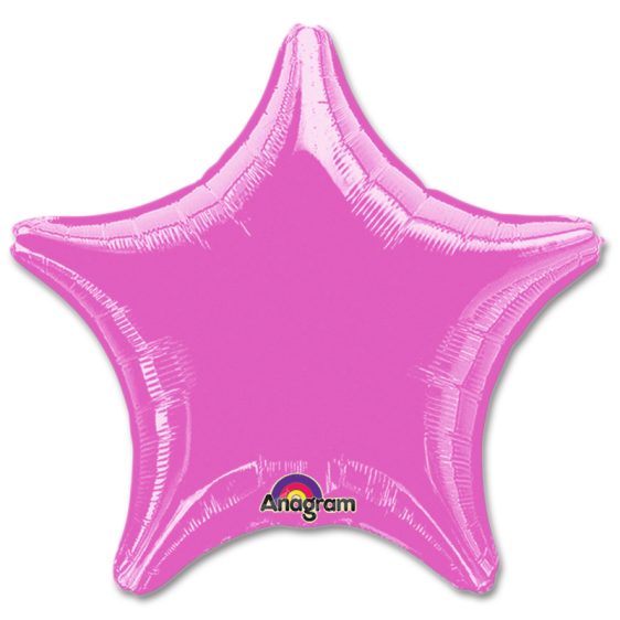 Metallic Lavender Star Solid Color Foil Party Balloon 19 inch from Balloon Shop NYC