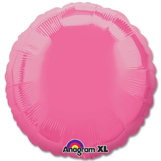 Rose Circle 18 Mylar Party Balloon from Balloons Shop NYC