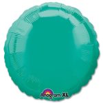 Teal Circle 18 Mylar Party Balloon from Balloons Shop NYC