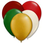 Ultimate Christmas Latex Party Balloons 12 inch from Balloon Shop NYC