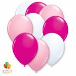 Ultimate Pink 12 inch Latex Party Balloons Bouquet high-quality cheap balloons nyc delivery