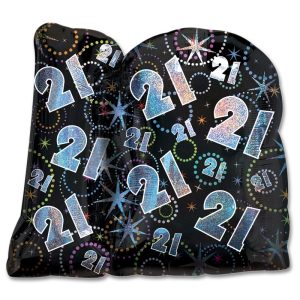 A Time To Party 21 Birthday 27 inch Party Balloon back view from Balloons Shop NYC