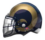 Los Angeles Rams helmet Super Bowl Balloon 22 Inch Inflated