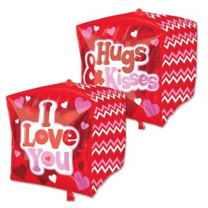 Hugs Love and Kisses Cubz Mylar Balloons from Balloon Shop NYC