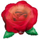 Rose Floatograph Mylar Balloon from Balloon Shop NYC