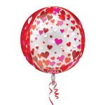 Valentines Day Mylar Balloon Floating Hearts 16 Inch delivery from Balloon Shop NYC