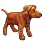 Golden Dog 36 Inch Mylar Balloon delivery from Balloon Shop NYC