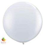 Crystal Clear Latex Party Balloon 17 inch Round Inflated delivery Balloons Shop NYC
