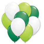 Ultimate Green Lime Latex Party Balloon Bouquet 12 inch delivery from Balloons Shop NYC