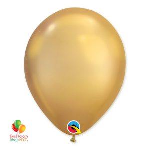 Chrome Gold Latex Party Balloon 11 inch delivery from Balloon Shop NYC
