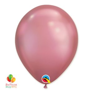 Chrome Mauve Latex Party Balloon 11 inch Inflated delivery Balloon Shop NYC