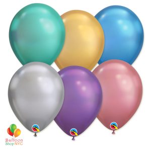Express Order Chrome Collection Latex Party Balloons delivery from Balloon Shop NYC
