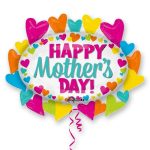 Happy Mothers Day SuperShape Jumbo Mylar Balloon delivery From Balloons Shop NYC