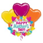 Happy Mothers Day SuperShape Balloon Bouquet delivery from Balloon Shop NYC