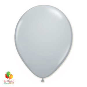 Gray Latex Party Balloon 12 Inch Inflated delivery Balloon Shop NYC