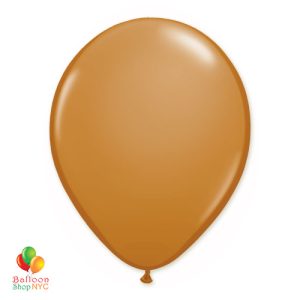 Mocha Brown Latex Party Balloon 12 Inch Inflated delivery Balloon Shop NYC