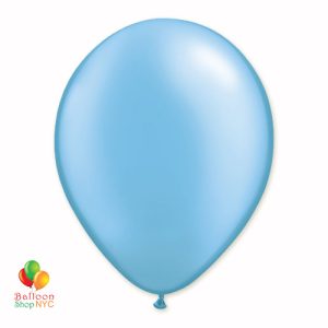 Azure Pearl Latex Party Balloon 12 Inch Inflated delivery Balloon Shop NYC