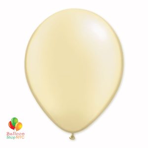 Ivory Pearl Latex Party Balloon 12 Inch Inflated Delivery Balloon Shop NYC