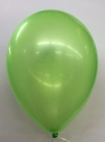 Neon Green Latex Party Balloon 11 inch Inflated