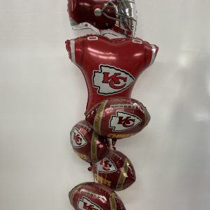 Kansas City Chiefs Super Bowl Mylar Balloons Bouquet