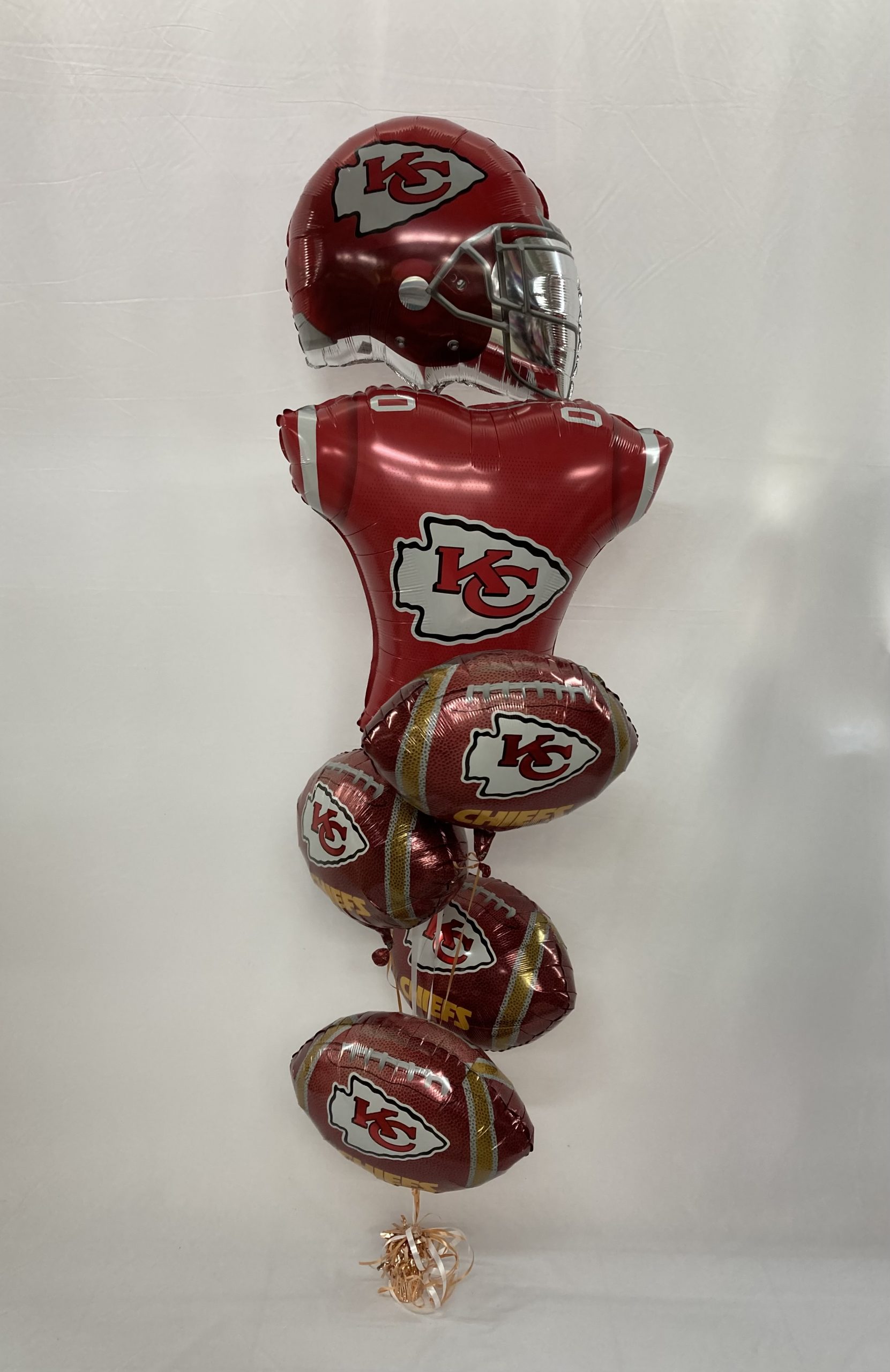 Kansas City Chiefs Super Bowl Mylar Balloons Bouquet