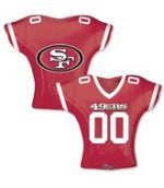 San Francisco 49ers  Jersey 24 Inch Mylar Balloon