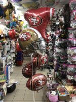 San Francisco 49ers Mylar Balloons Bouquet