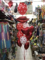 Happy Valentines Day  Heart Balloon Bouquet with Weight