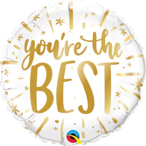 You're The Best 18 inch Mylar Balloon