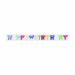 Multi-Color Happy Birthday Letter Banner 7 Ft long Letters