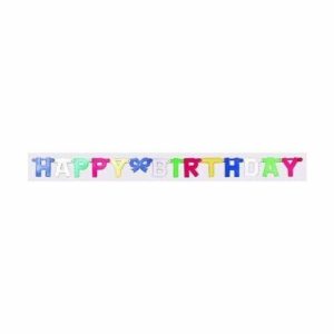 Multi-Color Happy Birthday Letter Banner 7 Ft long Letters