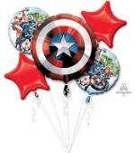 Avengers Mylar Balloon Bouquet Inflated